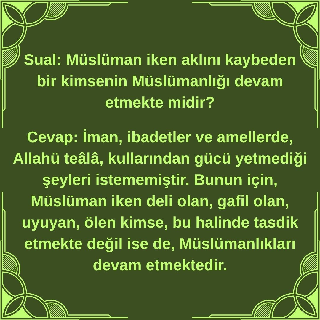 Dini Sual-Cevap (3)